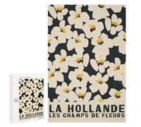 La Hollande Flower Market: Gift for Winter Evenings, 1000 PCS Decorative Jigsaw for Grown-Ups, with A Decorative Finished Picture