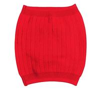 LA HUATE Medical Abdominal Binder Thermal Wool Knit Warmer Kidney Stomach Lumbar Support Brace Back Slim Waist Belt Postpartum Belly Band Pain Relief Belt, Red