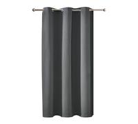 LA HUATE Opaque Blackout Curtain High Accuracy Polyester Eyelet Curtains Window Curtain Drapes for Living Room Bedroom