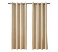 LA HUATE Opaque Blackout Curtain High Accuracy Polyester Eyelet Curtains Window Curtain Drapes for Living Room Bedroom