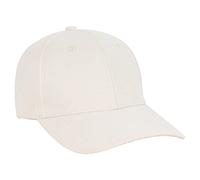 LA HUATE Unisex Suede Leather Baseball Cap Classic Plain Baseball Hat Adjustable Strapback Cap Retro Dad Hat Trucker Hat Creamy-White