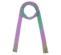 LA HUATE Women's Metallic Neck Tie Scarf Long Narrow Sequins Neckerchief Costume Accessories for Evening Party Wedding