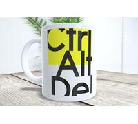 La Huella Control Mug - Alt - Suppress. Ideal to apply in your day to day and also for programmers and technology lovers, of course.