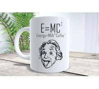 La Huella Einstein Mug E= MxC2. For all who did not know the meaning of the great equation.