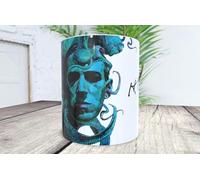 La Huella H.P. Lovecraft Signature Mug - For Every Cosmic Horror Lover.