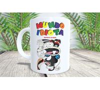 La Huella Idiot World Mug Bring the irreverent style of Bagge to your table, because the world is an absurd circus and this mug is for you.