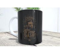 La Huella Personalised Johnny Cash Mug - I walk the line - For all lovers of the unrepeatable Man in Black.