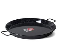 60cm ENAMELLED PAELLA PAN PROFESSIONAL / CATERING + SPOON + SAFFRON MIX GIFT