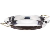 La Ideal Stainless Steel Paella Pan, Silver, 40 cm