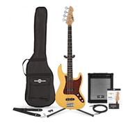 LA II Bass Guitar + 35W Amp Pack, Ivory