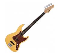 LA II Bass Guitar by Gear4music Ivory