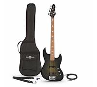 LA II Select Bass Guitar by Gear4music Black Burst