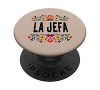 La Jefa Mexican CEO Mother Latina Women PopSockets Adhesive PopGrip