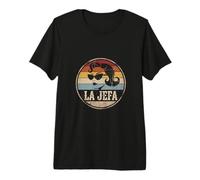 La Jefa Retro Vintage Boss Woman Latina Empowerment Premium T-Shirt