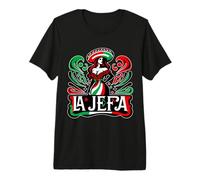 La Jefa The Boss in Spanish Funny Mexican Quote Premium T-Shirt