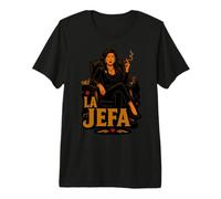 La Jefa The Boss in Spanish Funny Mexican Quote Premium T-Shirt