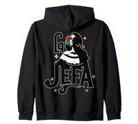 La Jefa The Boss in Spanish Funny Mexican Quote Zip Hoodie
