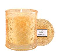 LA Jolie Muse Pumpkin Chai Scented Candle, Autumn Candle, Natural Soy Candle, 40 Hours Burning Time, Luxury Candle Gift for Women & Men, House Warming Gift