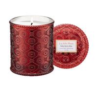 LA Jolie Muse Ruby Berry Bliss Scented Candle | Mandarin, Cranberry & Plum | 6 oz Natural Soy Wax Candle | 40 Hours Clean Burn | Cozy Home Decor