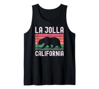La Jolla California San Diego Retro Coast Cliff Beach 858 SD Tank Top