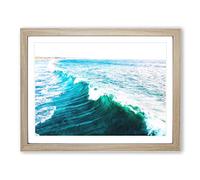 La Jolla In San Diego Painting Modern Art Framed Print | A2 Oak Framed Wall Art | Ready to Hang | Modern Historical Picture | Living Room Bedroom Lounge Office