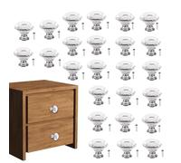 La Knots | Modern Pulls with Screws - 25 Pieces Cabinet and Furniture Pulls - for Kitchen, Bathroom, Bedroom, Office, Laundry Room, Living Room, Bedside Tables and Wardrobe