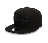 (S/M) New Era Mens Monochrome 9Fifty Cap ~ LA Lakers black