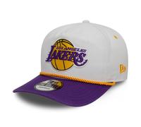 LA Lakers Cap Golfer Washed Mens New Era White Purple