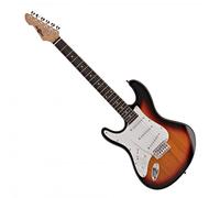 LA Left Handed Electric Guitar by Gear4music Sunburst 2023 Edition