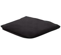 LA Linen Open Back Spandex Tablecloth for Classroom Tables, 96 by 18 by 30-Inch, Black, Microfiber Polyester, 226 x 38 x 0.6 cm