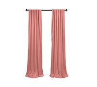 LA Linen Pack-2 Polyester Poplin Backdrop Drape 96 Wide by 58-Inch High, Dusty Rose, 243.84 x 147.32 x 0.04 cm