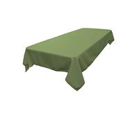 LA Linen Polyester Poplin Rectangular Tablecloth 60 by 84-Inch, Dark Sage, 152.4 x 213.3 x 0.04 cm