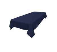 LA Linen Polyester Poplin Rectangular Tablecloth 60 by 84-Inch, Navy Blue, 152.4 x 213.3 x 0.04 cm