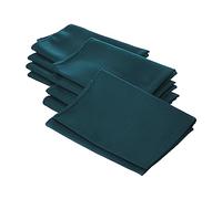 LA Linen Poplin Napkin, Polyester, Dark Teal, 18 x 18-inch, Pack of 10