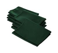 LA Linen Poplin Napkin, Polyester, Hunter Green, 18 x 18-inch, Pack of 10