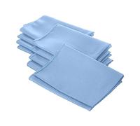 LA Linen Poplin Napkin, Polyester, Light Blue, 18 x 18-inch, Pack of 10