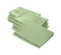 LA Linen Poplin Napkin, Polyester, Sage, 18 x 18-inch, Pack of 10