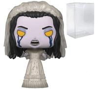 La Llorona - La Llorona Limited Edition Chase Funko Pop! Vinyl Figure (Bundled with Compatible Pop Box Protector Case), Orange,white,black, 3.75 inches