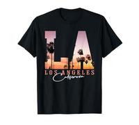 LA Los Angeles California Sunset Souvenir T-Shirt