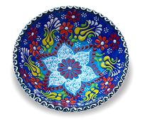 La Luna 12 Cm Ceramic Bowls Set of 2 for Snack, Tapas, Pudding, Nuts, Rice, Yoghurt, Hummus, Appetizer, Soy Sauce for Use or Decorative (Dark Blue)