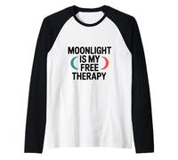 La Lune est ma thérapie gratuite Raglan Baseball Tee