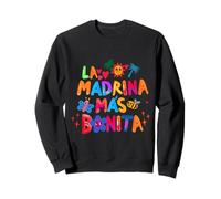 La Madrina Mas Bonita Godmother Gifts For Women Heart Sweatshirt