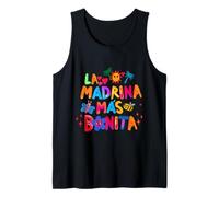 La Madrina Mas Bonita Godmother Gifts For Women Heart Tank Top