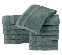La Maison 100% Egyptian Cotton 600GSM Premium Towels Super Soft Everyday Use Fade Resistant Highly Absorbent Quick Dry Face Hand Bath Sheet (12 Pack Face Cloths, Sage Green)
