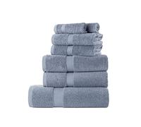La Maison 100% Egyptian Cotton 600GSM Superior Towel Bale Set Hand Towel Bath Towel 7 Piece Super Soft Everyday Use (Pacific Blue)