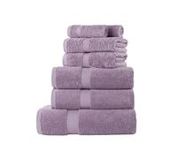 La Maison 100% Egyptian Cotton 600GSM Superior Towel Bale Set Hand Towel Bath Towel 7 Piece Super Soft Everyday Use (Lavender)