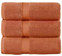 La Maison 100% Egyptian Cotton Towels Pack of 3, 600 GSM Luxury Superior Towel Bale Set, Soft & Highly Absorbent Hotel Quality Hand Towels|Bath Towels|Bath Sheets (Burnt Orange, Pack of 3 Bath Towels)