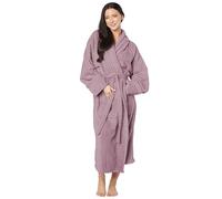 La Maison 100% Egyptian Cotton White Terry Towelling Adults Shawl Collar Bathrobe Dressing Gown Hotel & Spa Quality Dressing Gown for Men & Women (UK, Alpha, One Size, Regular, Regular, Blush Pink)