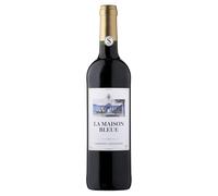 La Maison Bleue Cabernet Sauvignon - Rich & Bold Red Wine with Notes of Dark Fruit & Oak, Elegant Bottle Design - 750ml