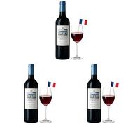 La Maison Bleue Merlot - Smooth & Velvety Red Wine with Rich Berry Notes, Perfect for Any Occasion - 14% ABV (Pack of 3)